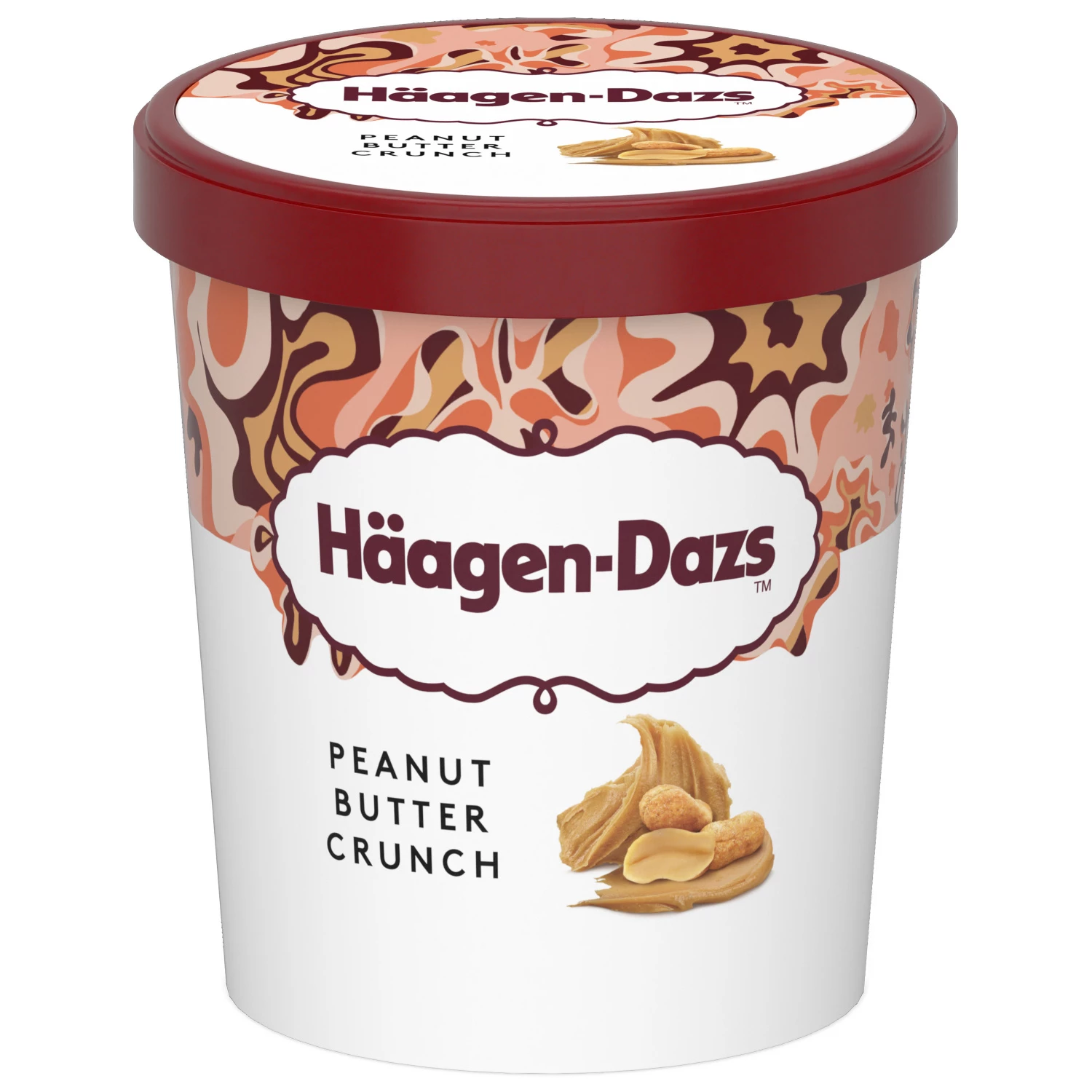 哈根達斯花生醬脆片品脫冰淇淋8×460ml