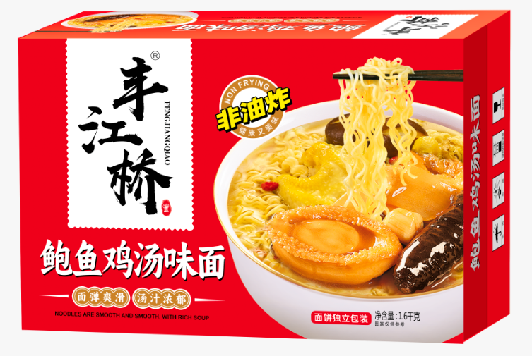 1.6kg非油炸鮑魚(yú)雞湯味面