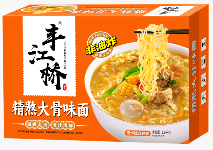 1.6kg非油炸精熬大骨味面