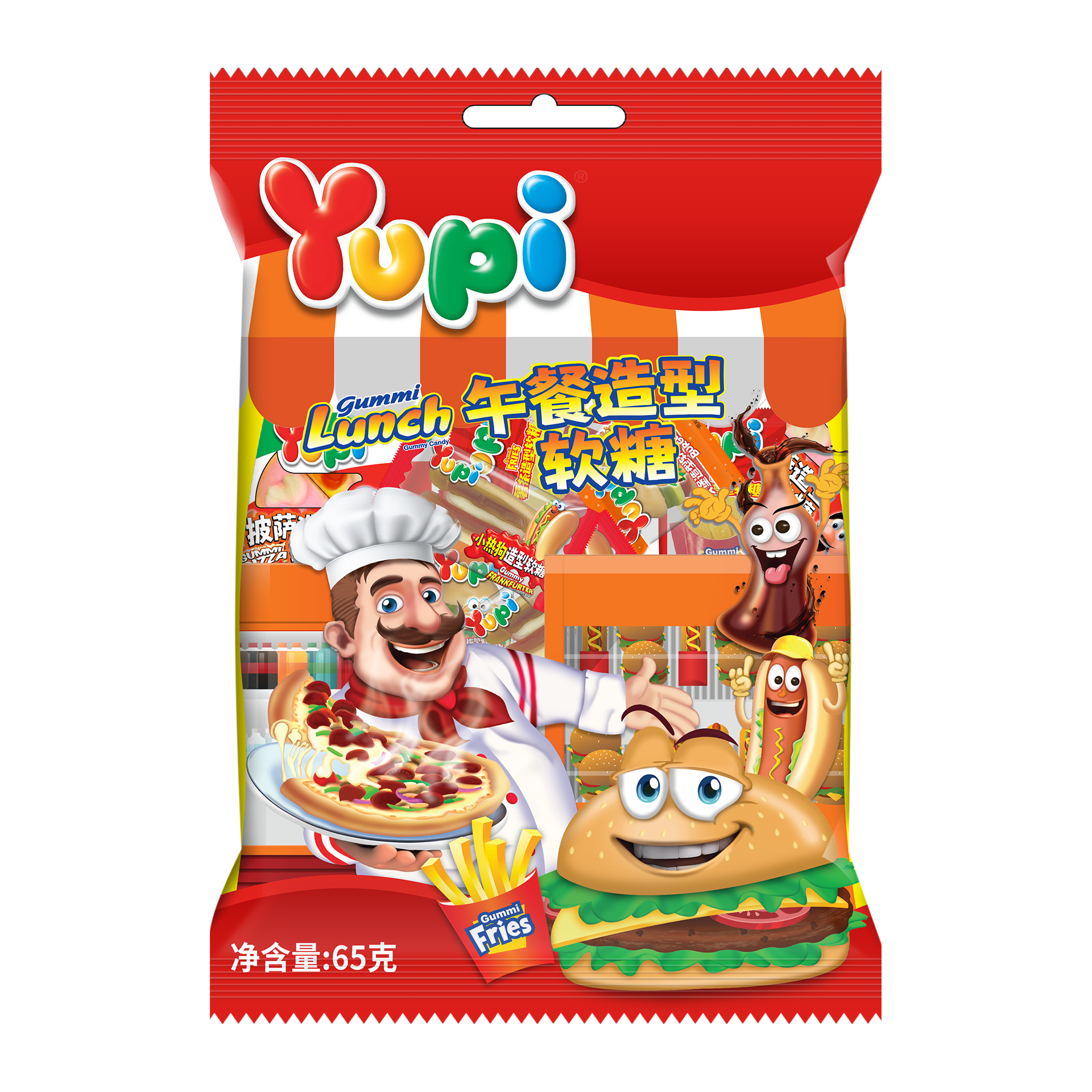 Yupi午餐造型軟糖 65g