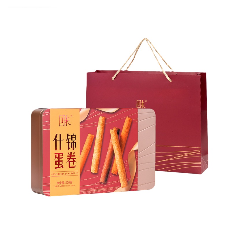 什錦蛋卷禮盒520克