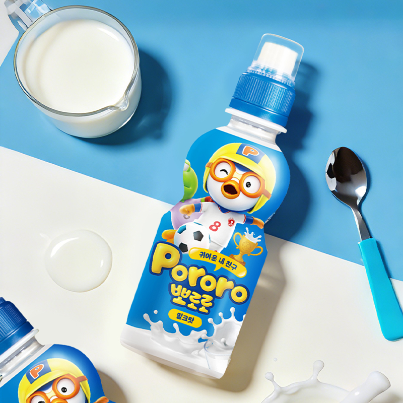 啵樂樂牛奶味飲料235ml