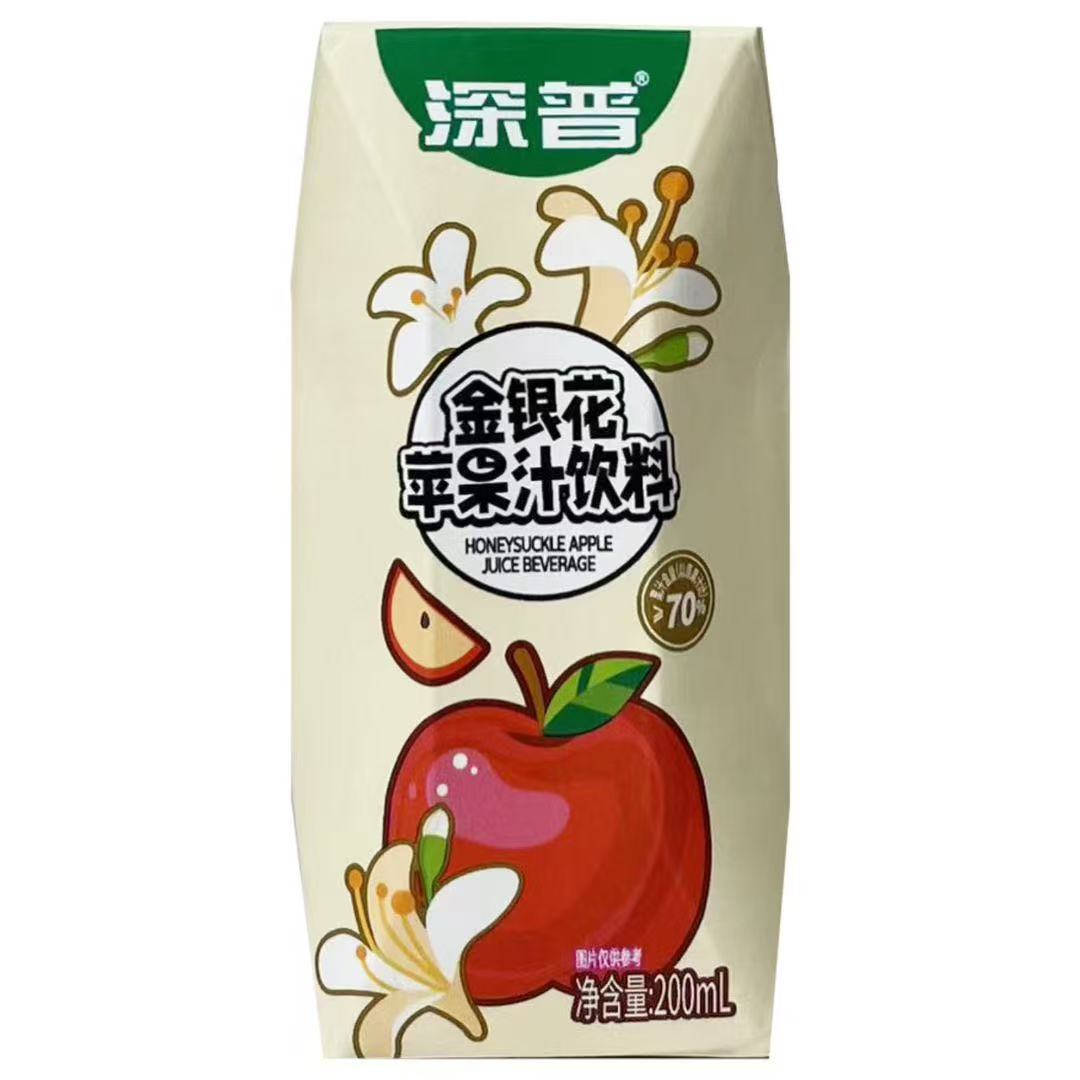 深普金銀花蘋果汁飲料