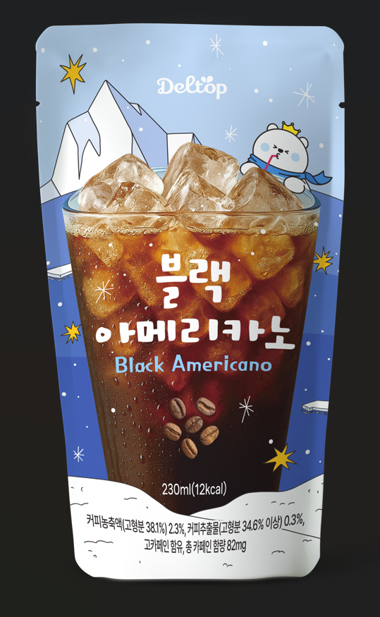 DELTOP BLACK AMERICANO
