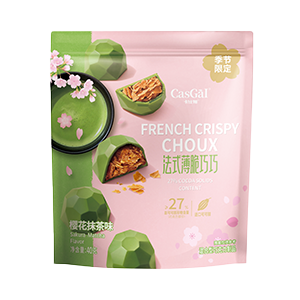 法式薄脆巧巧 櫻花抹茶味