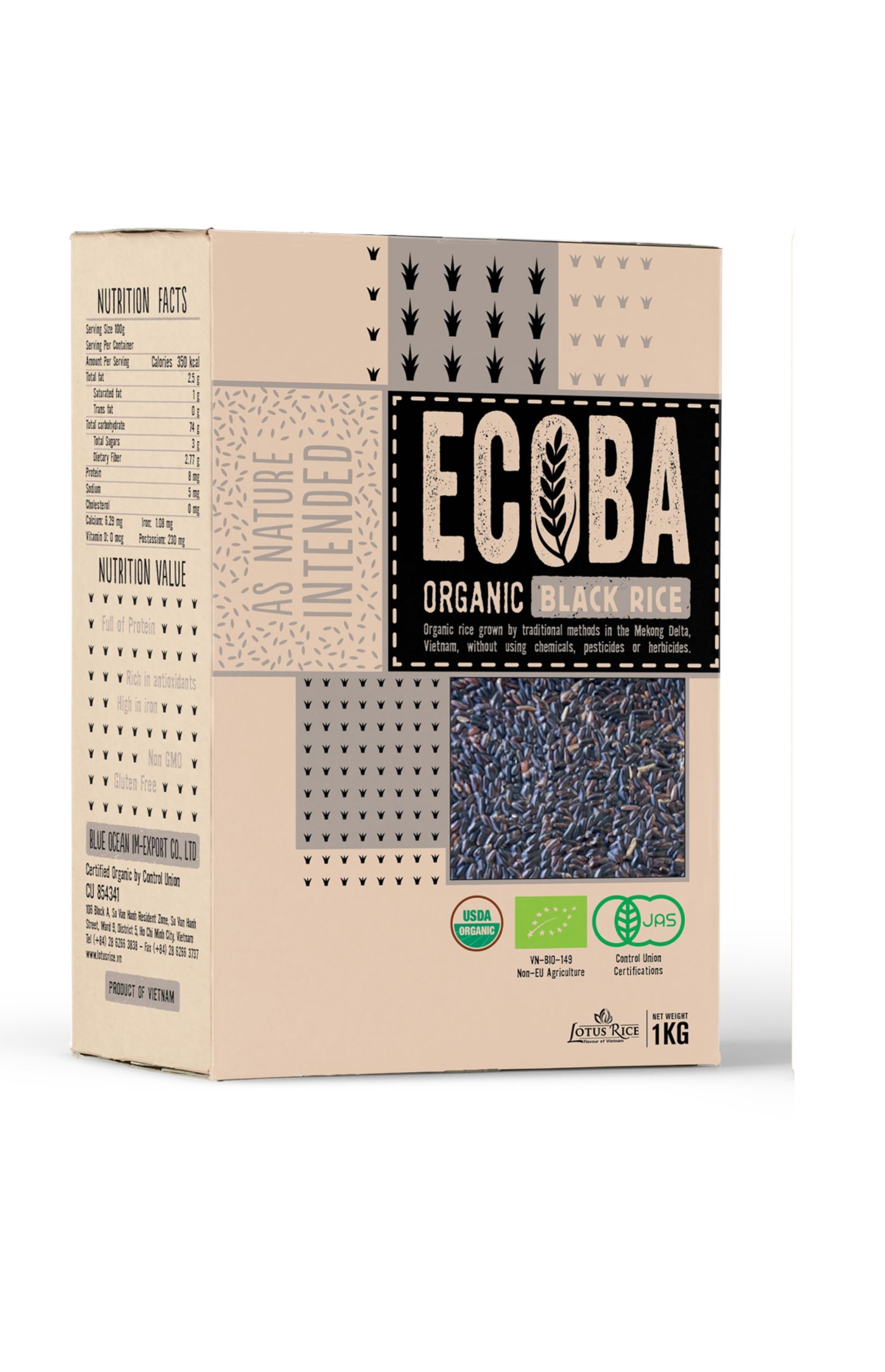 ECOBA 有機黑米