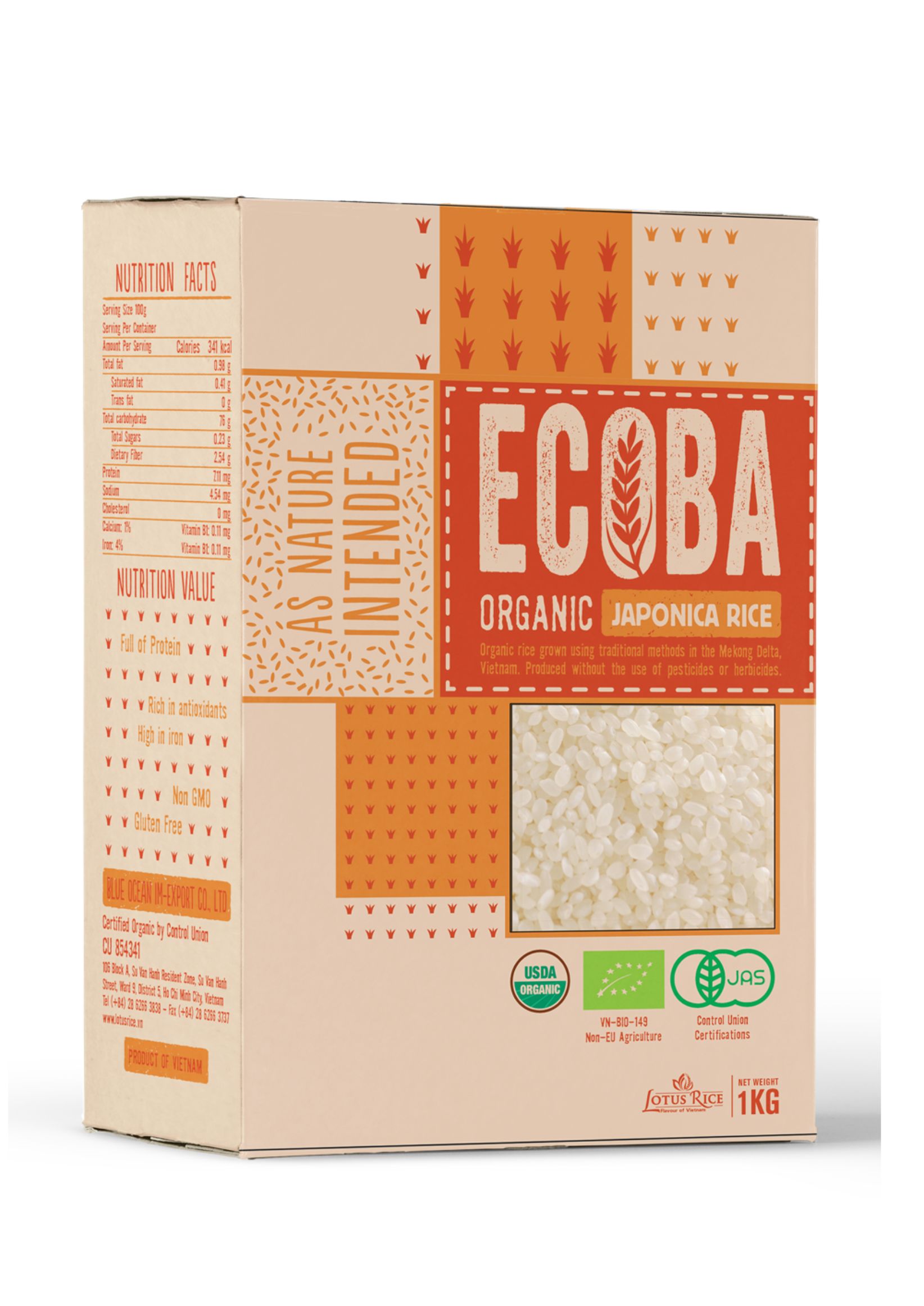 ECOBA 有機粳米