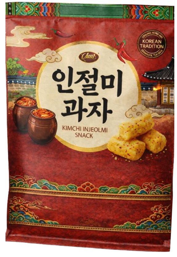 黃豆粉年糕風味零食(泡菜味)