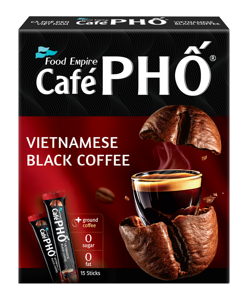 CafePHO 速溶黑咖啡