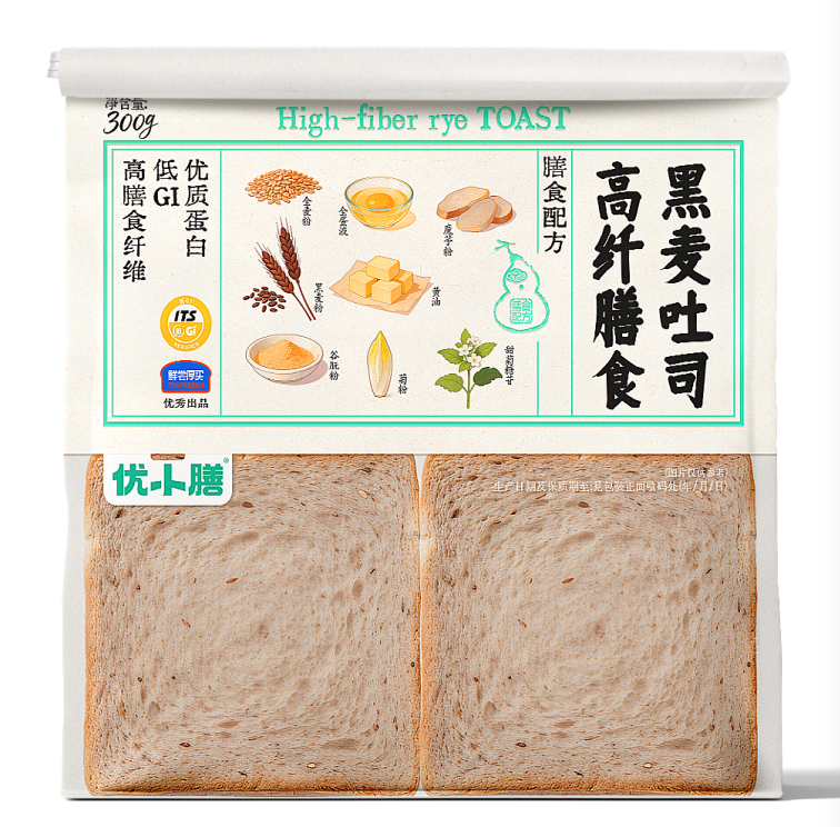高纖膳食黑麥吐司