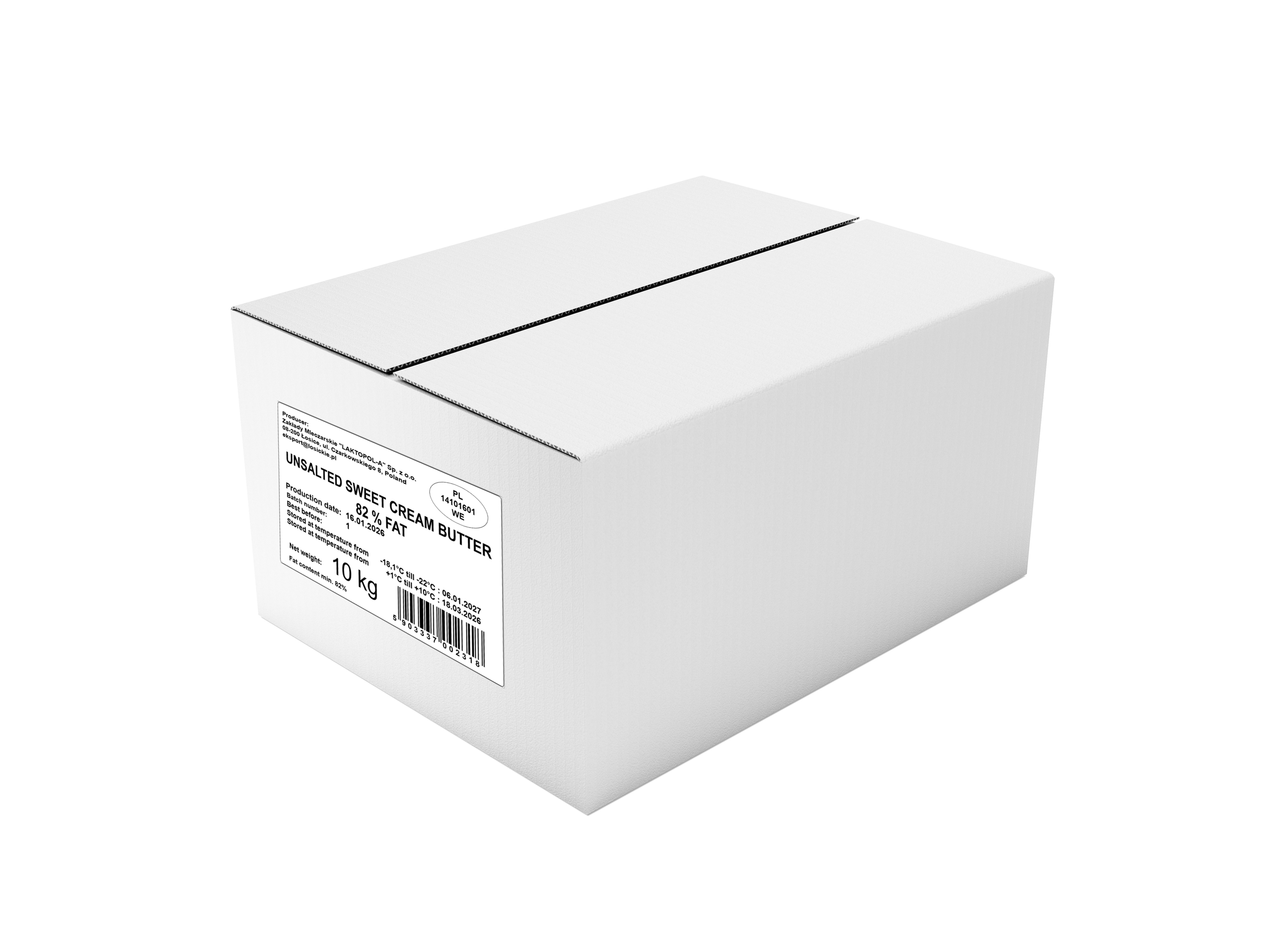 82% 無鹽黃油塊 10千克