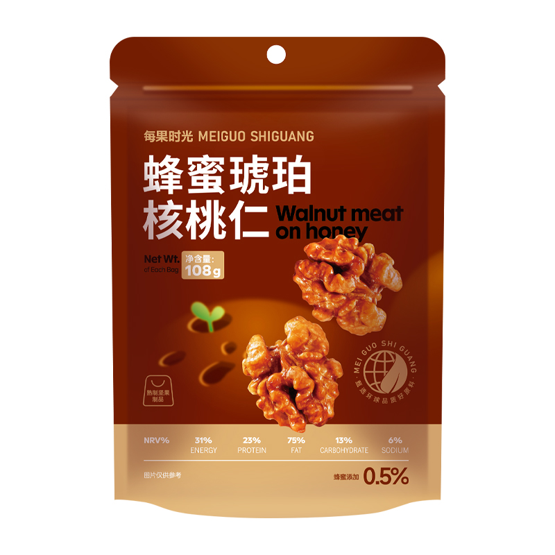 蜂蜜琥珀核桃仁108g