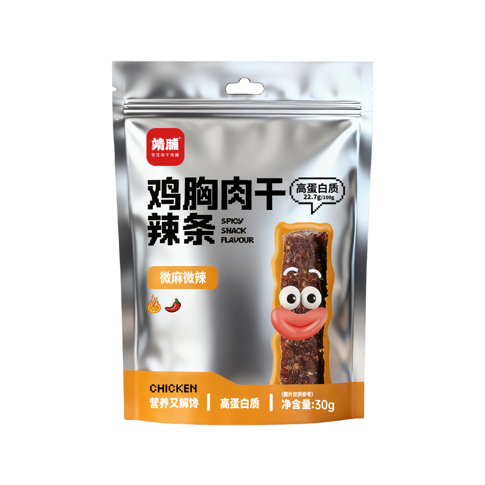 靖脯雞胸肉干辣條