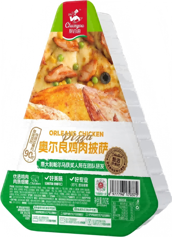 廚自由奧爾良雞肉披薩110g