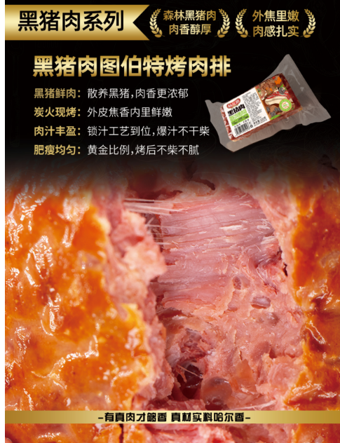 黑豬肉圖伯特烤肉排