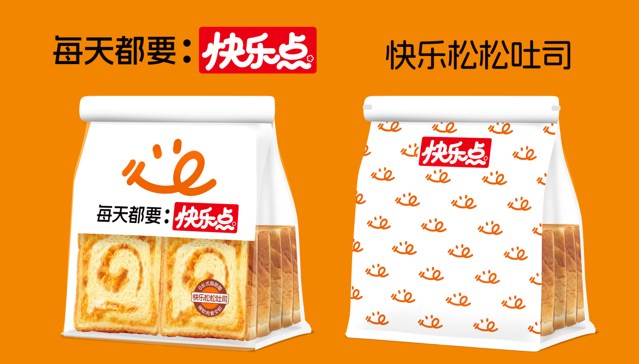 快樂點(diǎn)松松吐司490g