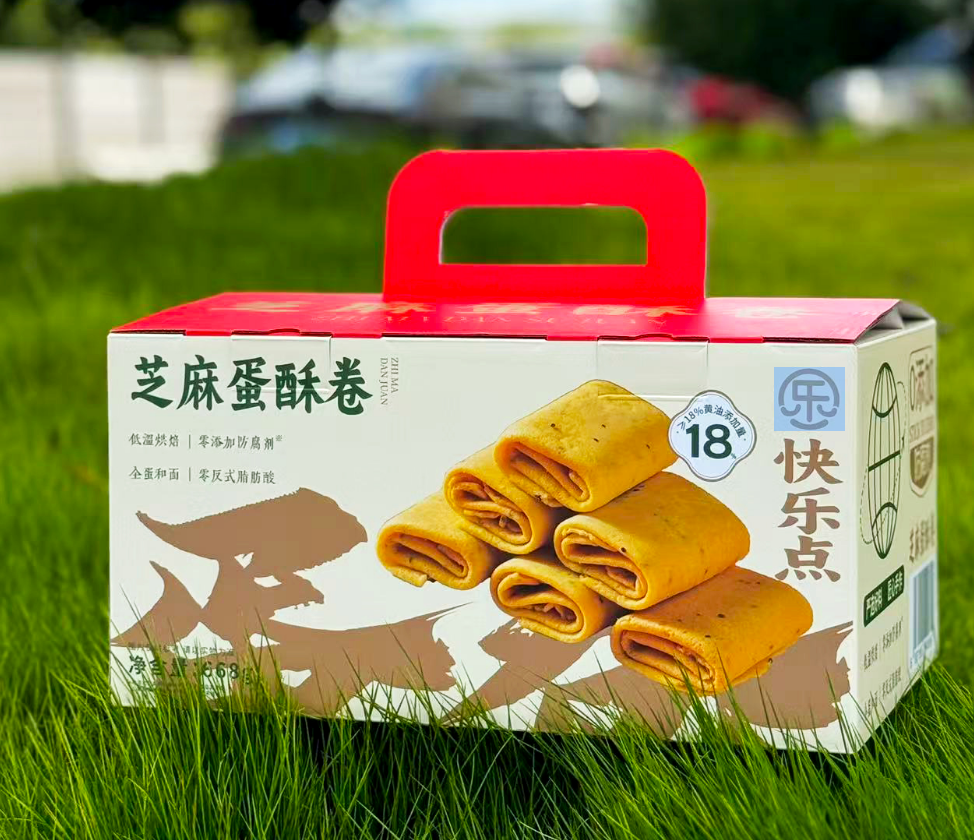 快樂點(diǎn)芝麻蛋酥卷668g