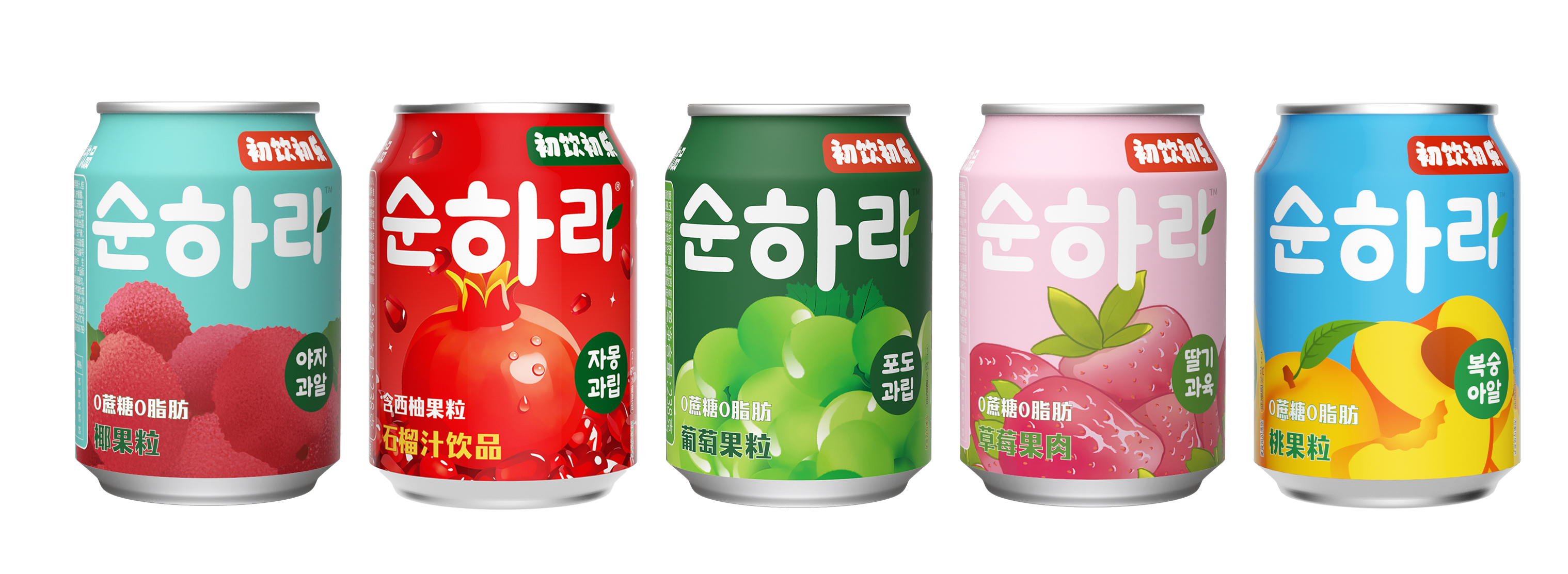 初飲初樂易拉罐果汁