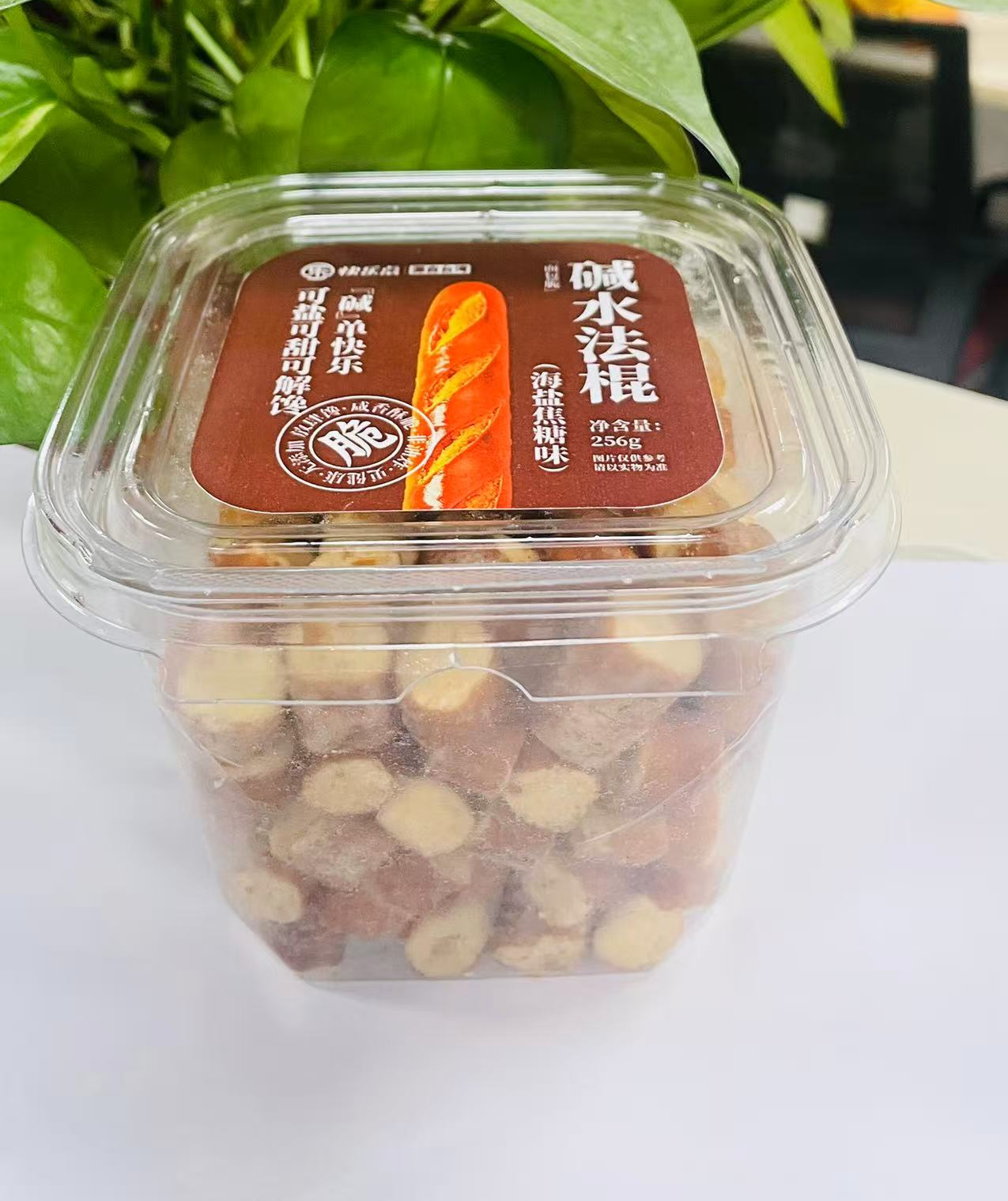 快樂點堿水法棍面包脆（海鹽焦糖味）