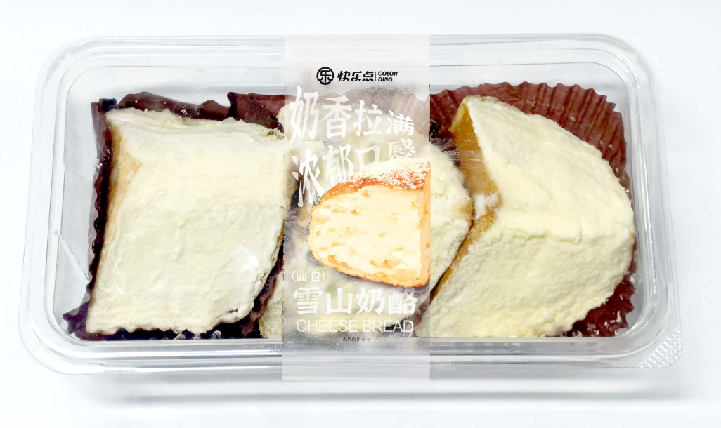 快樂點雪山奶酪面包（3顆/箱裝）160g
