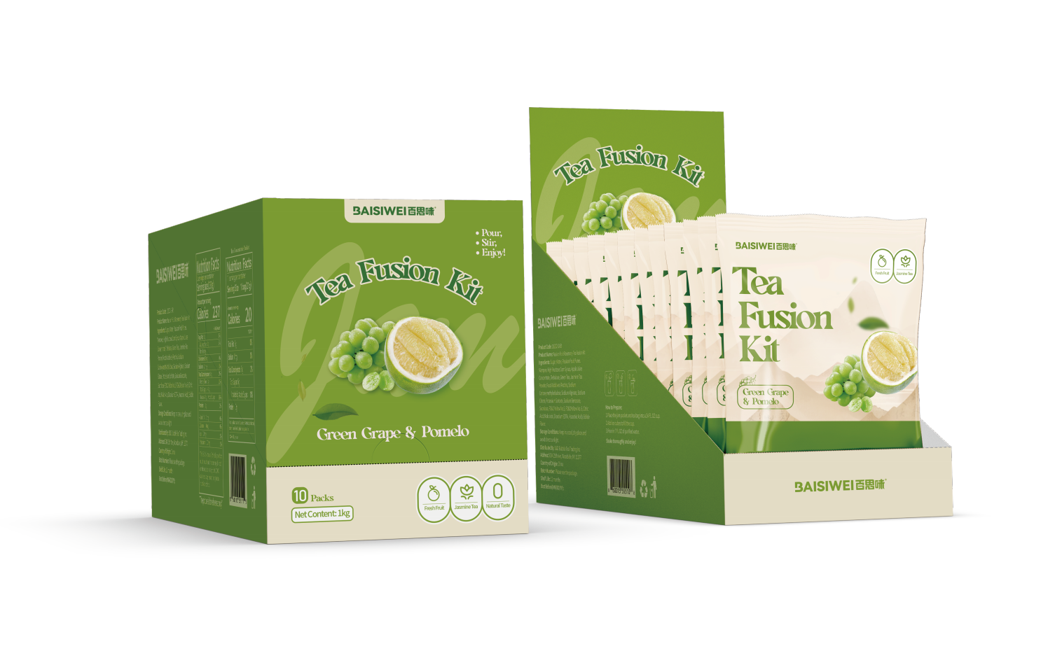 Tea Fusion Kit-Green Grape Pomelo