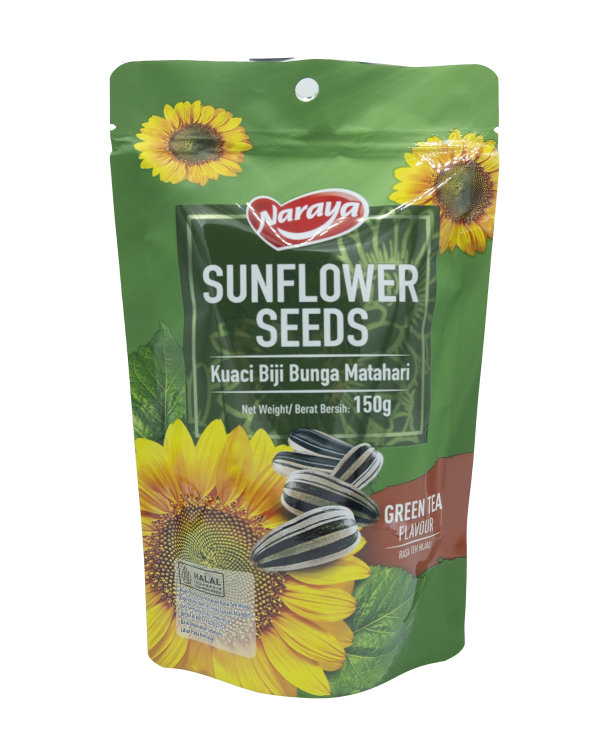 Green Tea Flavor Sunflower Seeds