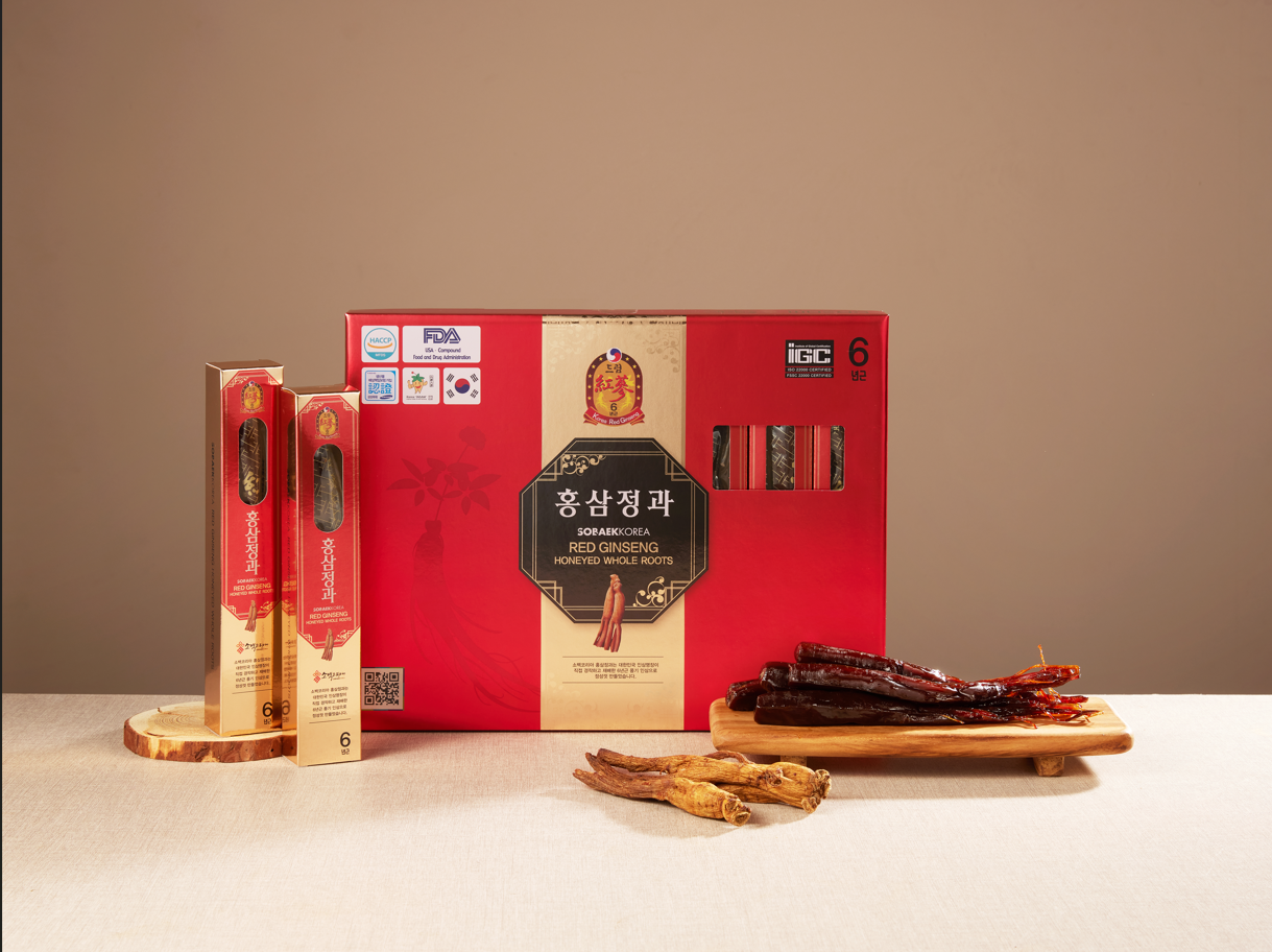 RED GINSENG HONEYED WHOLE ROOT