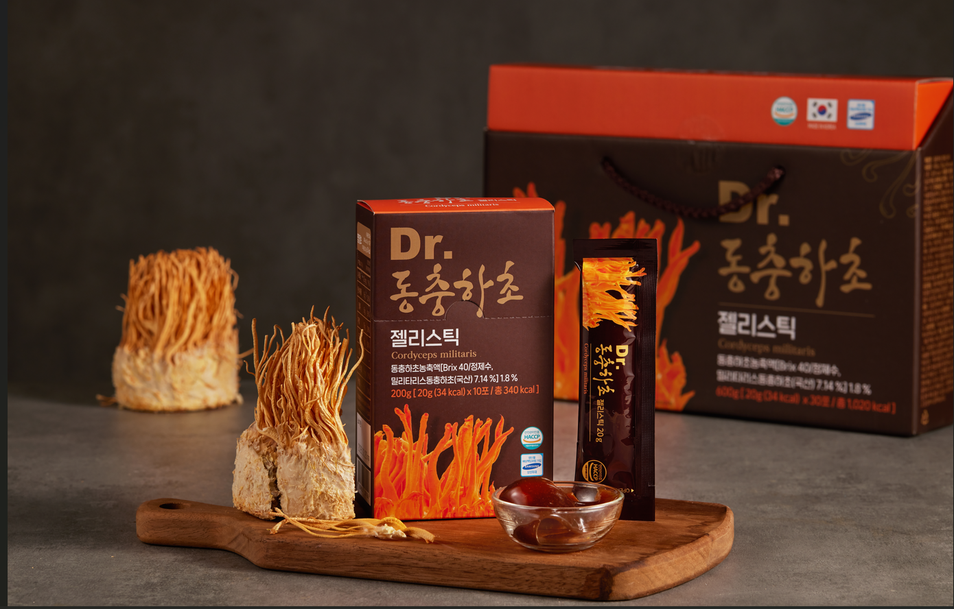 蛹蟲草果凍棒 - 30 條