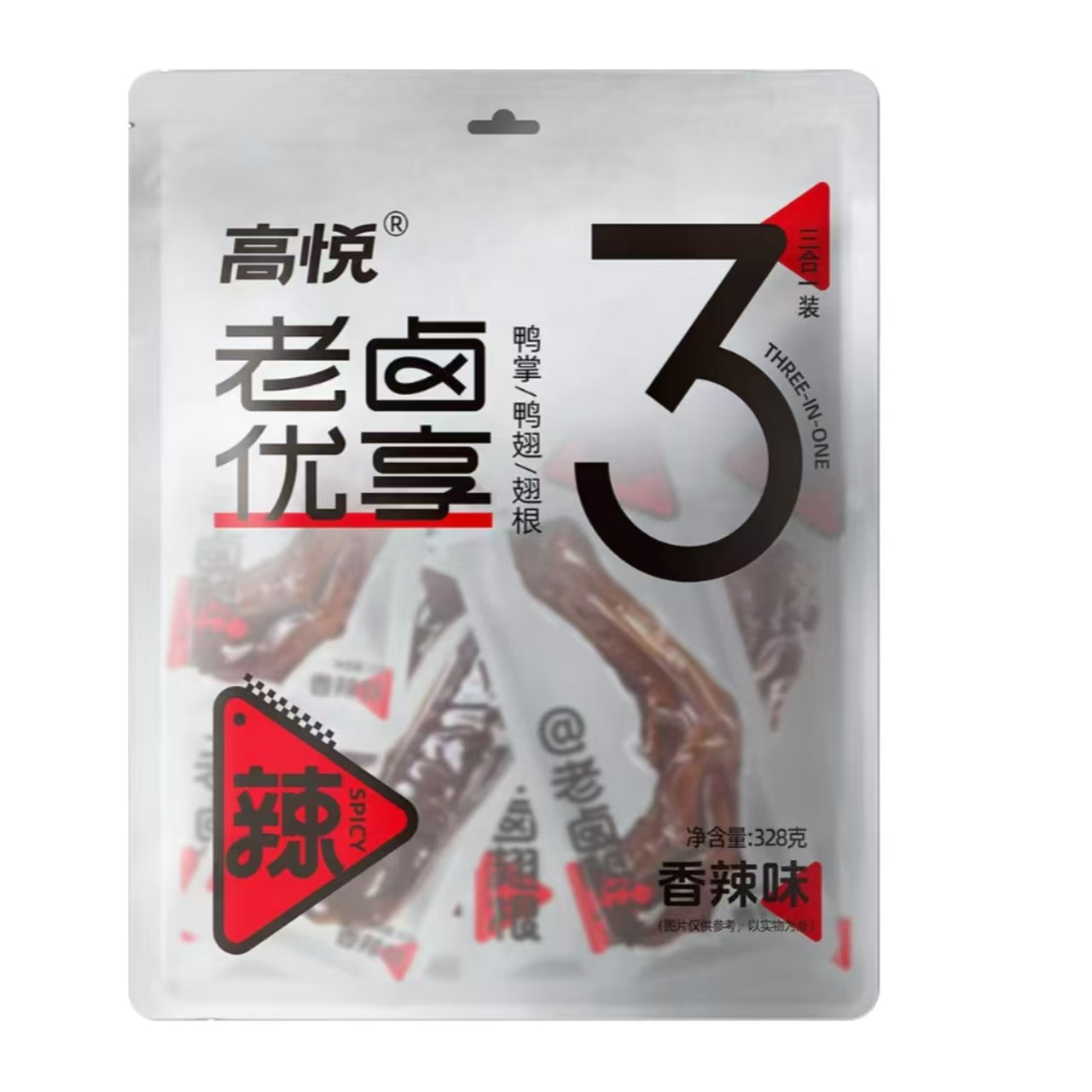 高悅老鹵優享三合一香辣味328g