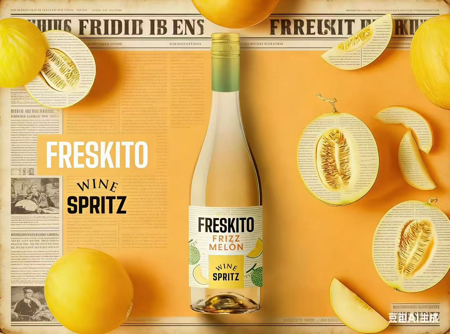 菲思奇蜜瓜微氣泡葡萄酒