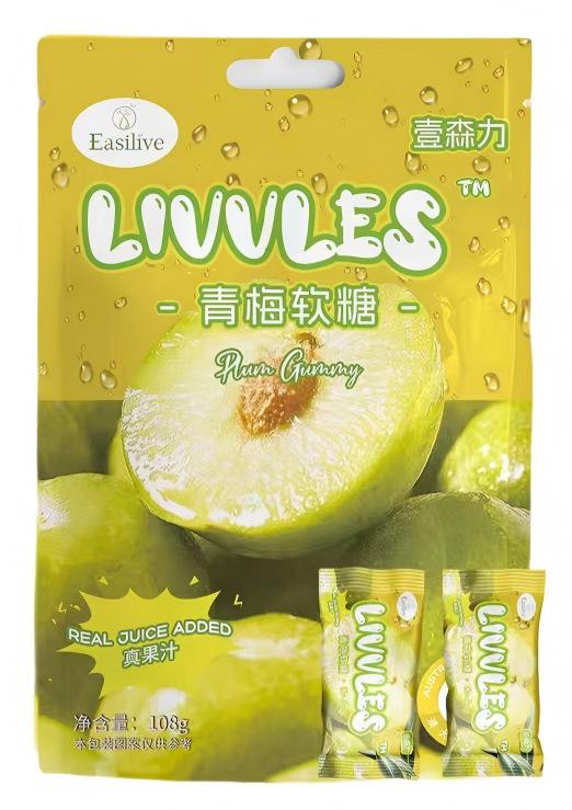 LIVVLES壹森力青梅口味軟糖
