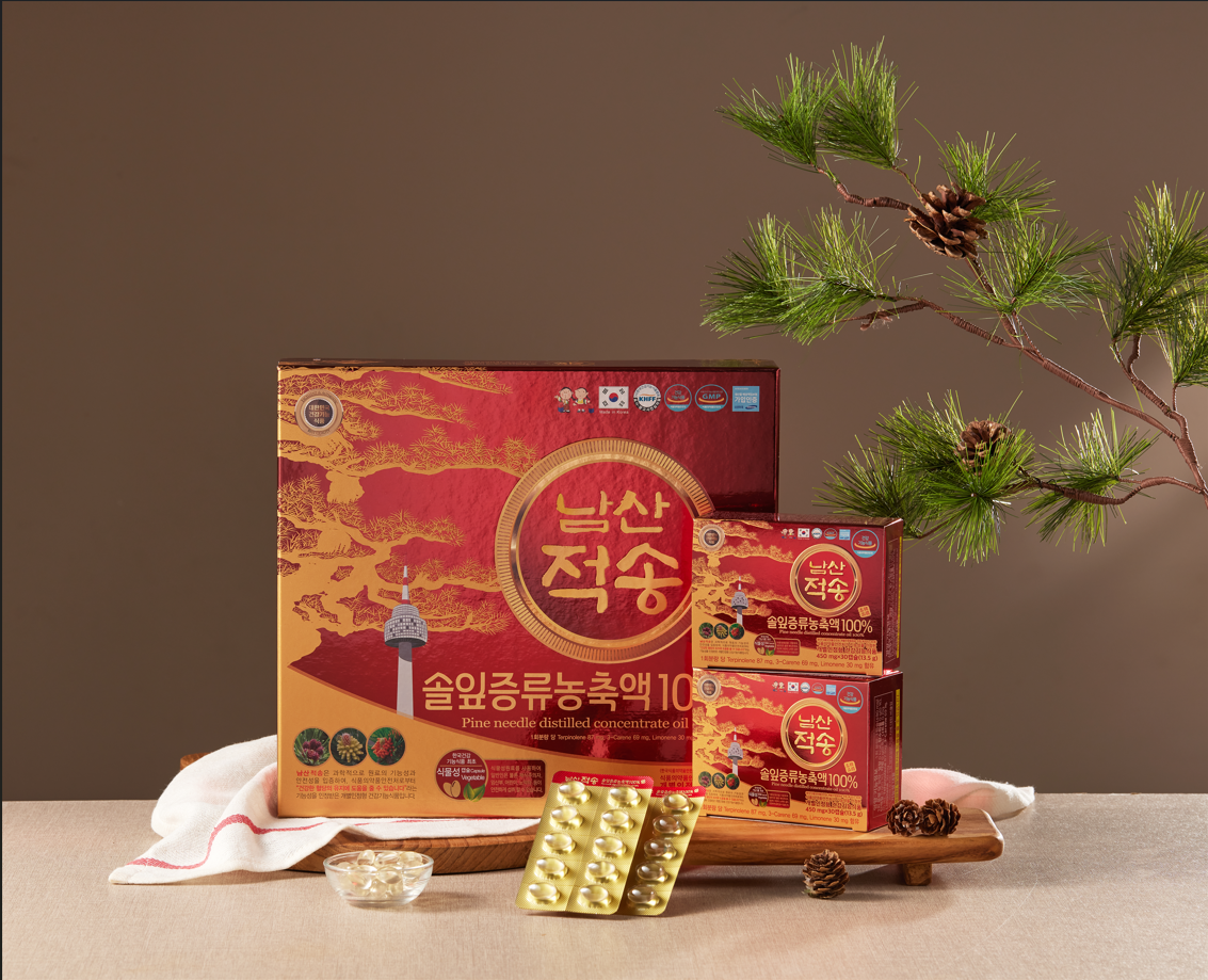 南山紅松針蒸餾濃縮油膠囊100%- 120粒