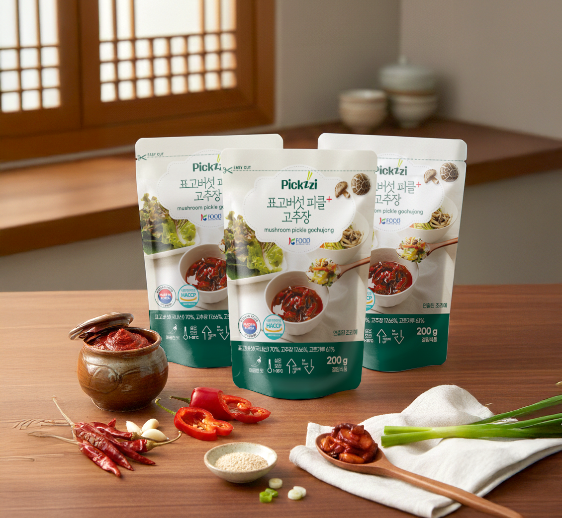 Pickzzi辣椒醬香菇腌菜