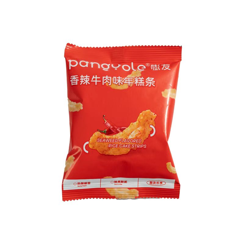 香辣牛肉味年糕條（卷膜）