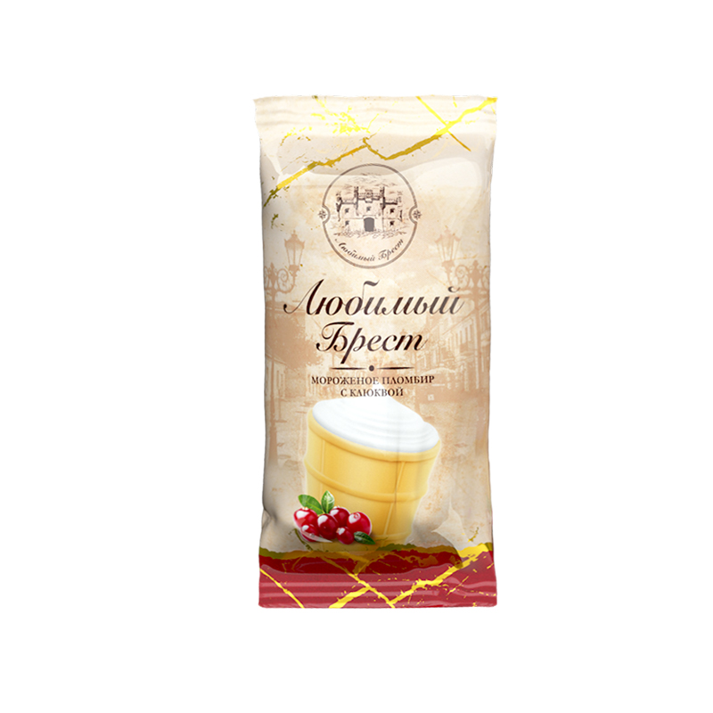 格里則蔓越莓香草味華夫餅筒冰淇淋