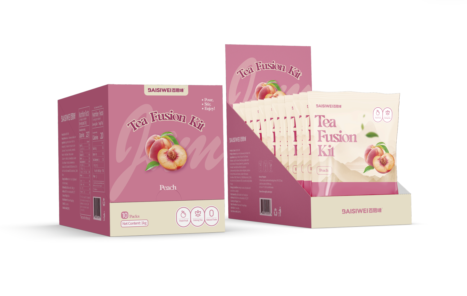 Tea Fusion Kit-Green Peach-Oolong