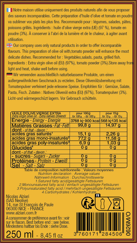 Huile d'olive à  la tomate 250 ml (bidon) - Alziari.png