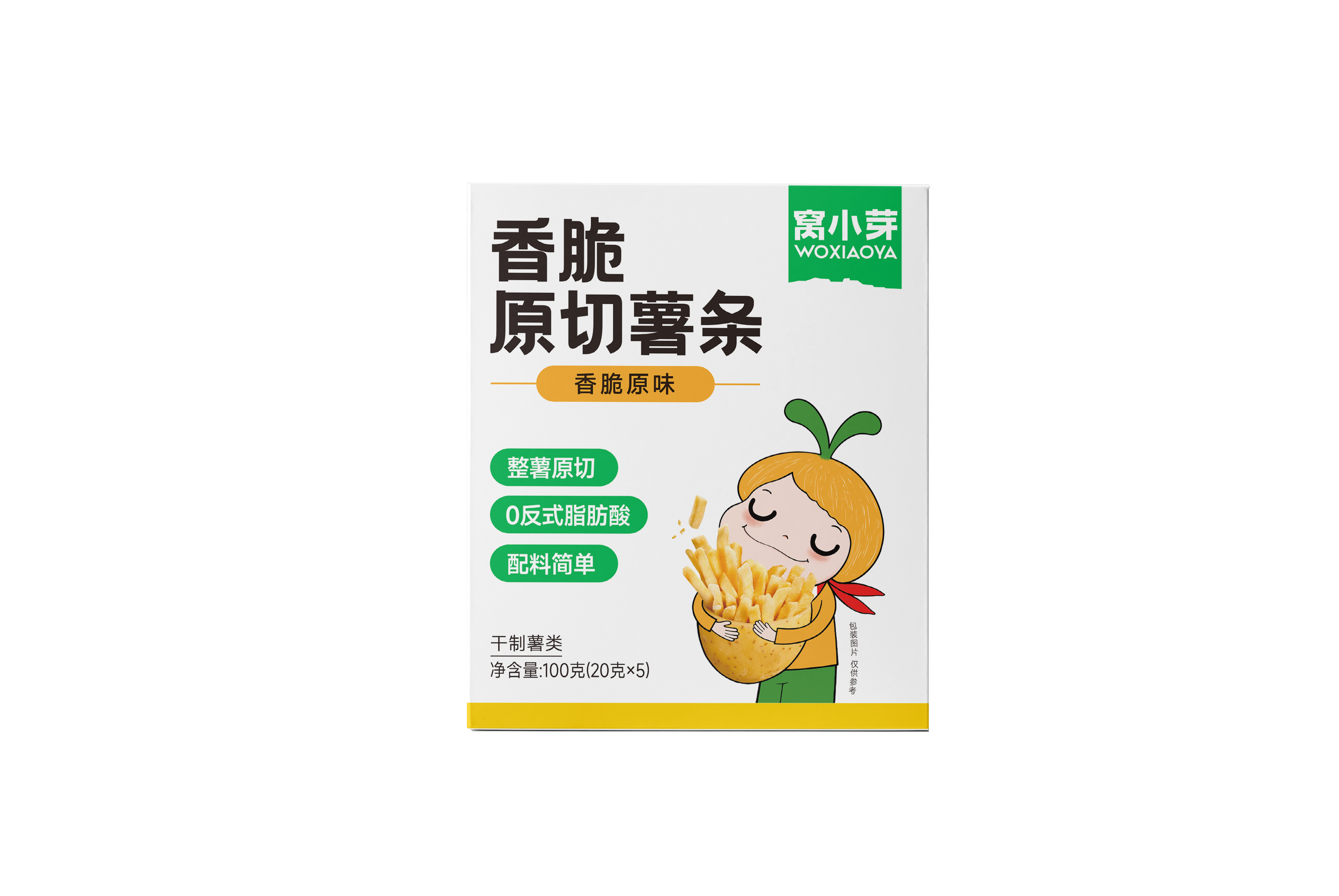 窩小芽香脆原切薯條(香脆原味)/100g