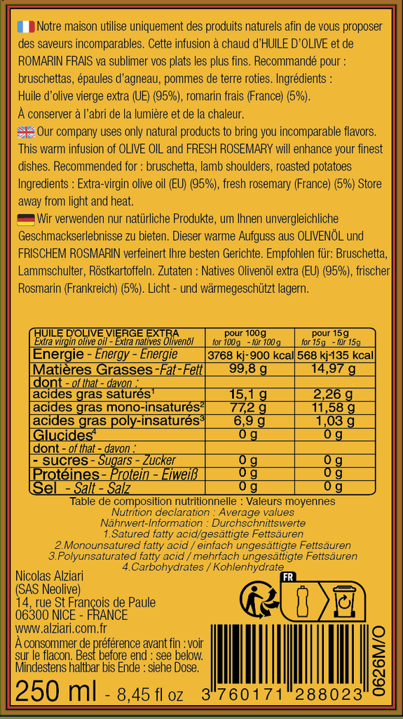 Huile d'olive infuse?e ROMARIN 250 ML - Alziari.png