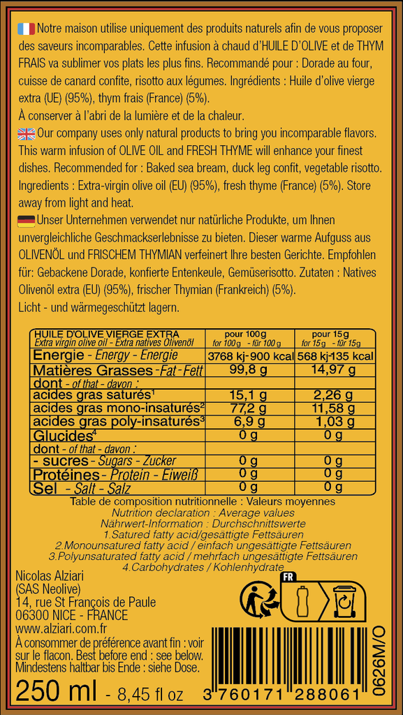 Huile d'olive infusée au THYM Frais 250 ML - Alziari.png