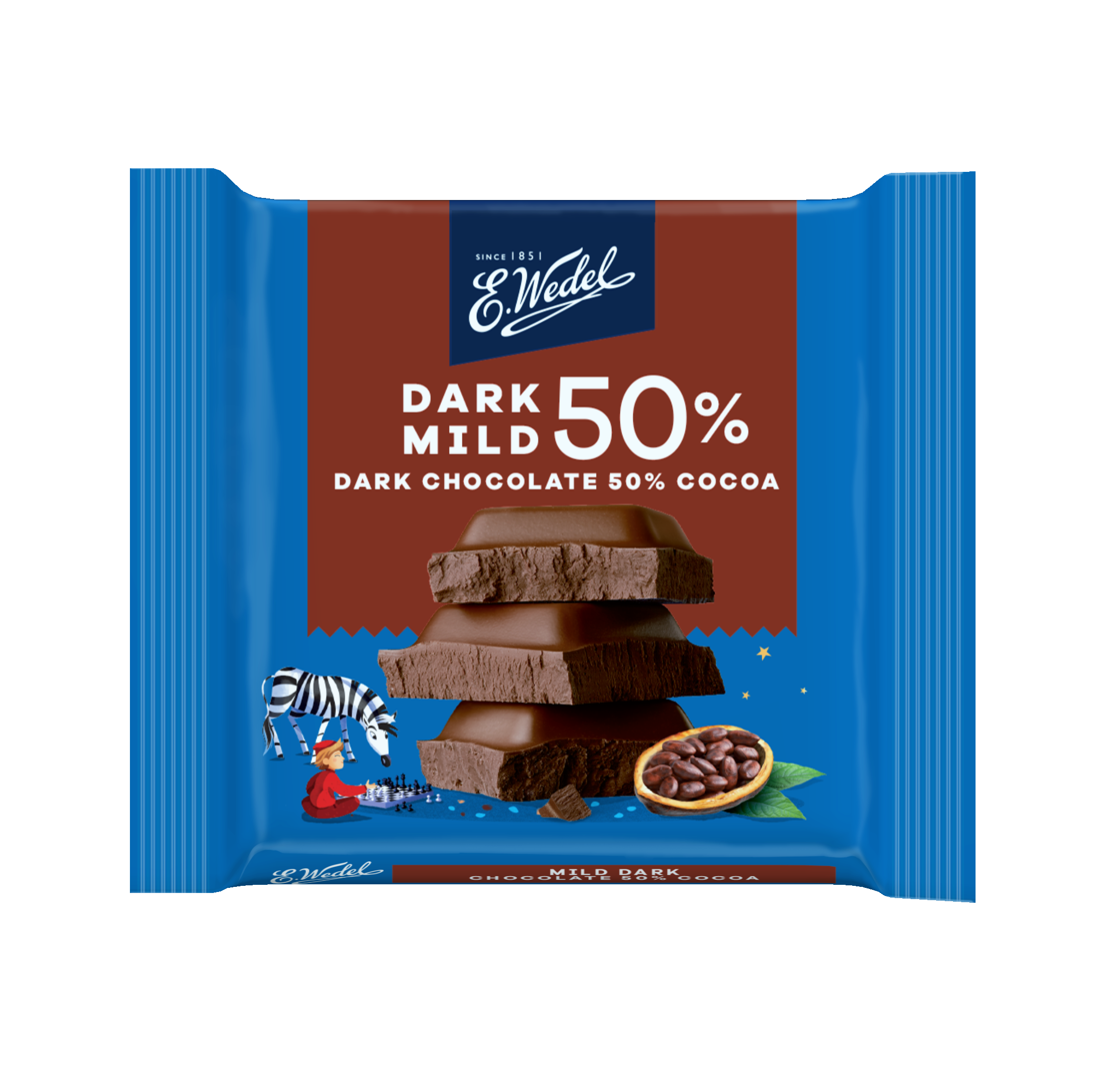 50% Cocoa Dark Chocolate 40g