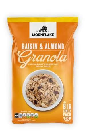 Mornflake葡萄干扁桃仁蜜焗格蘭諾拉燕麥片