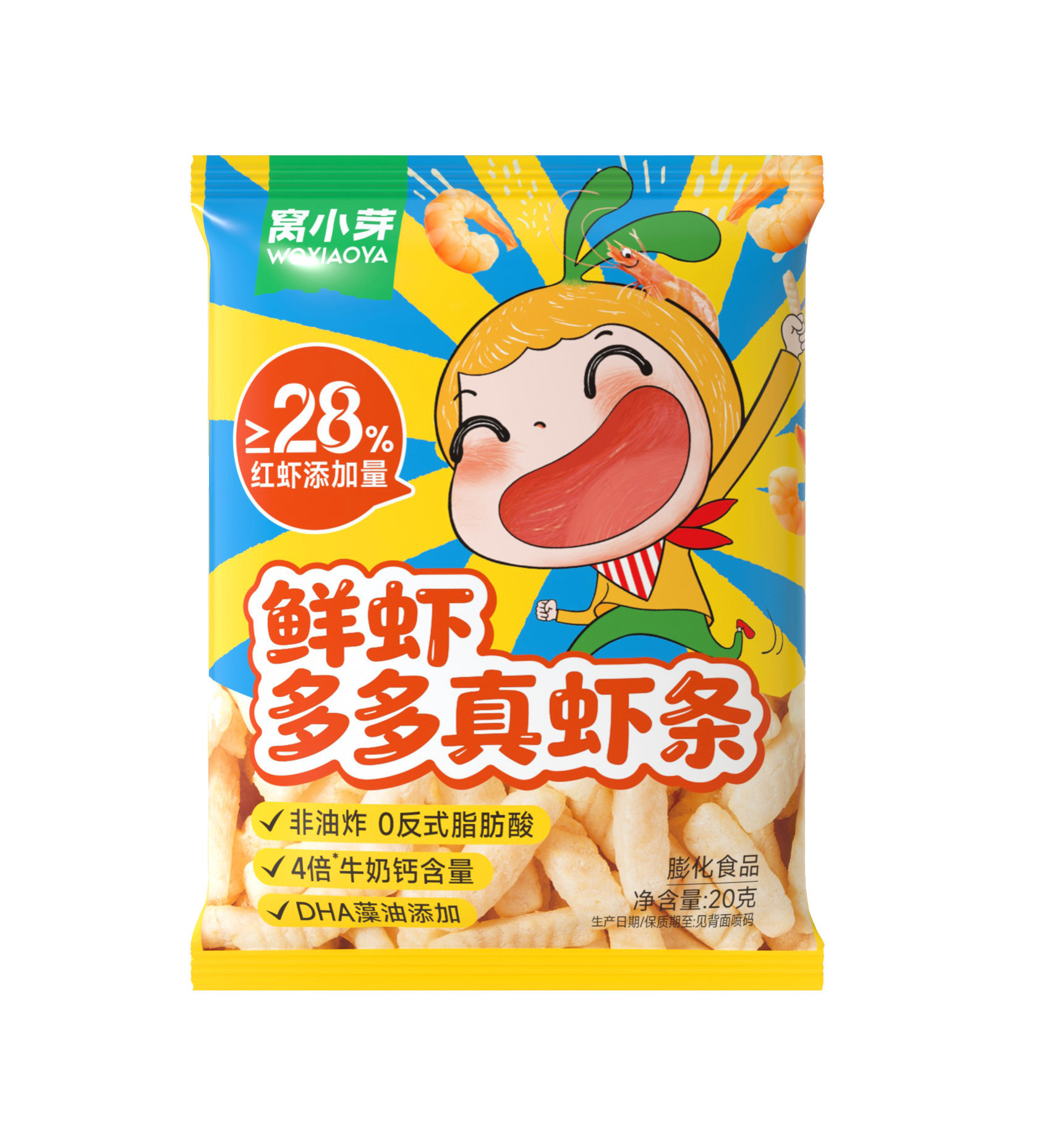 窩小芽鮮蝦多多真蝦條