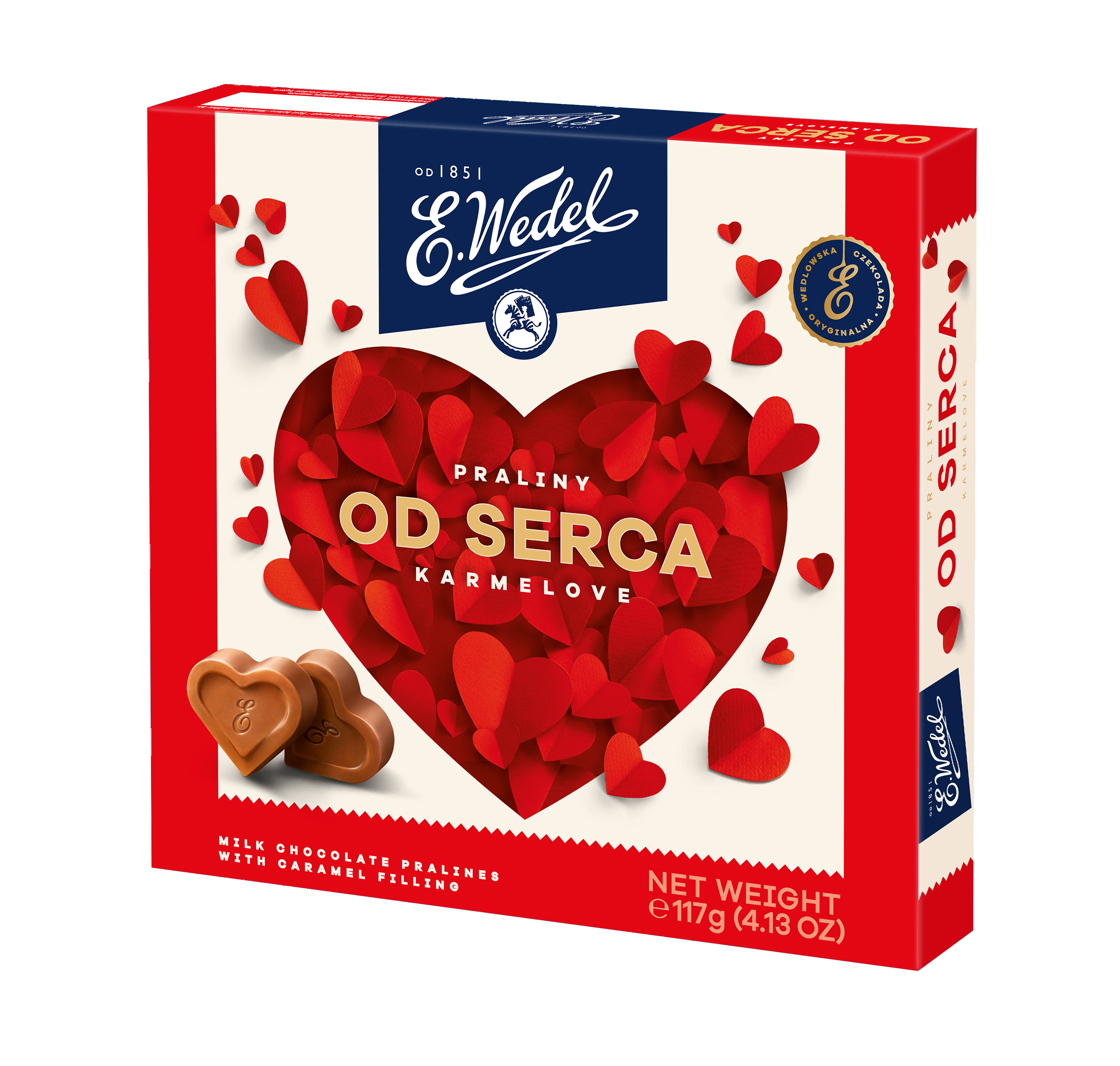 Caramel Filled Milk Choc. Praline 117g