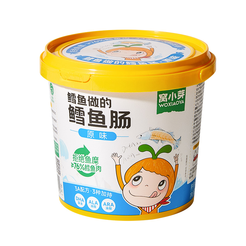 窩小芽鱈魚做的鱈魚腸(原味)/500g