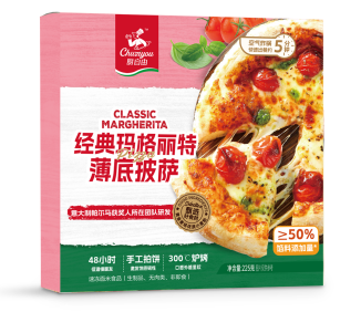廚自由瑪格麗特薄底披薩225g