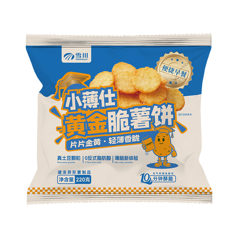 小薄仕黃金脆薯餅