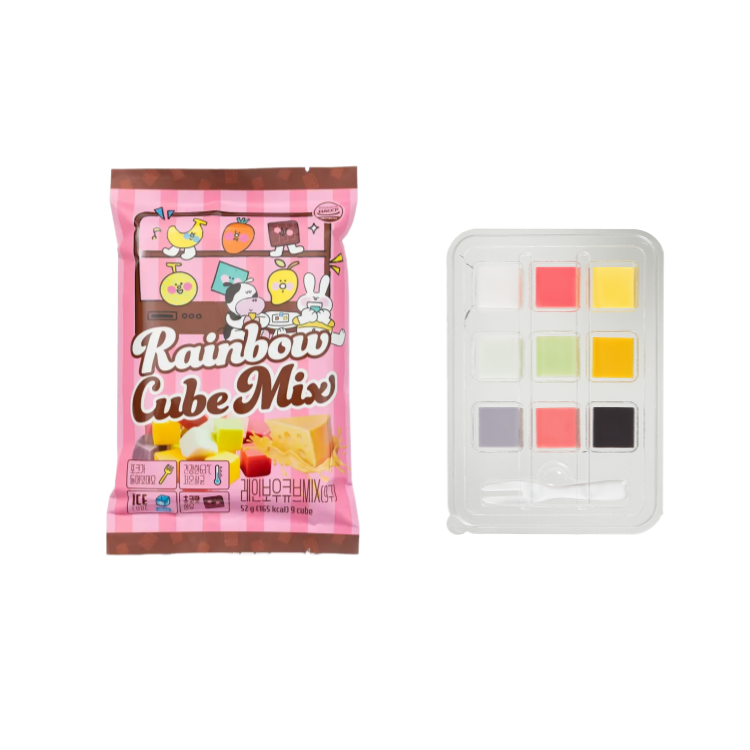 9 FLAVORS RAINBOW CUBE MIX