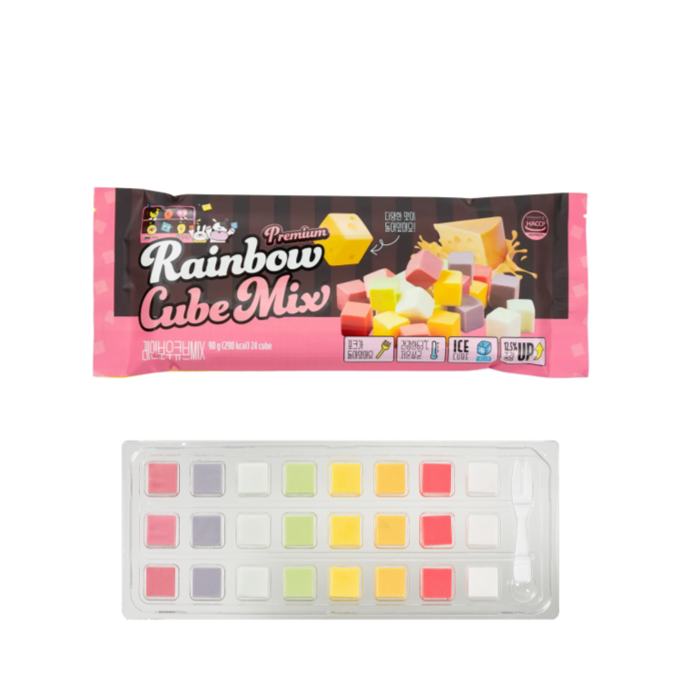 8 Flavors Rainbow Cube Mix