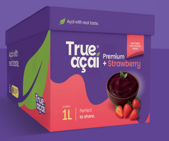 Açaí and Strawberry Sorbet